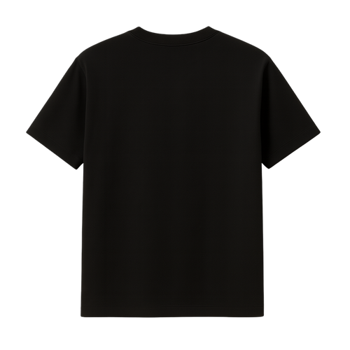 "BASIC" BLACK/BLUE TEE