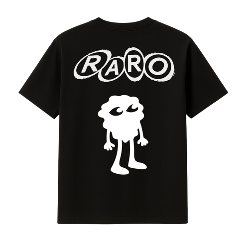"BIG RARO" BLACK TEE