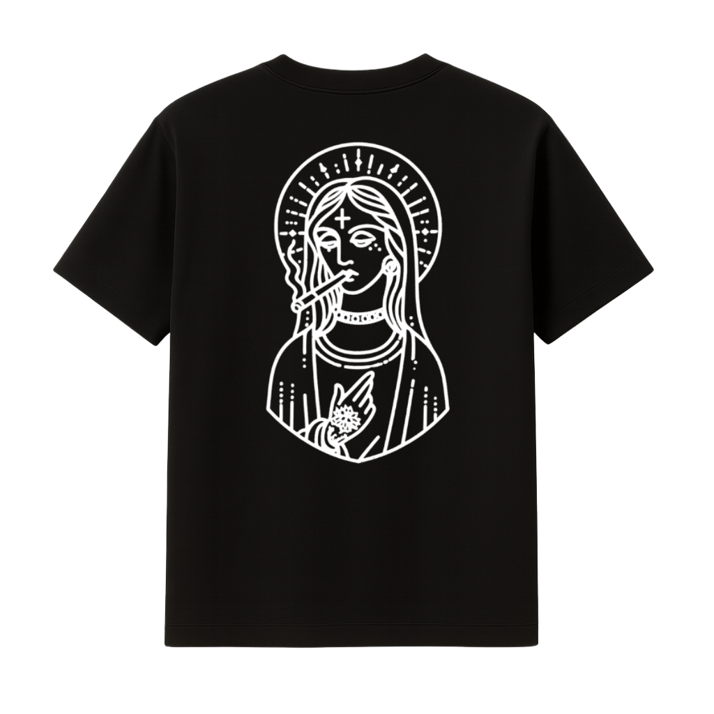 "420 SAINT" BLACK TEE