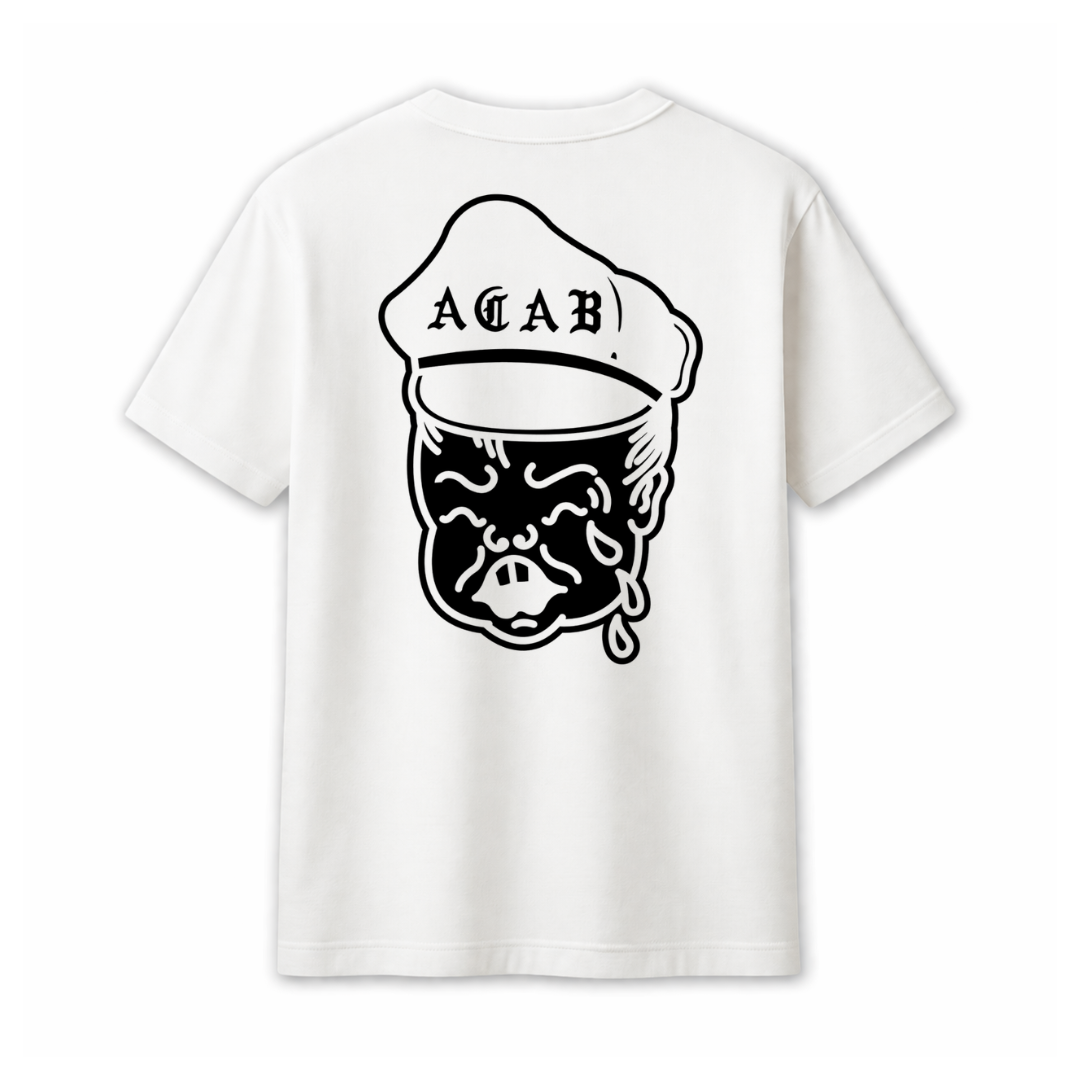"ACAB" WHITE TEE