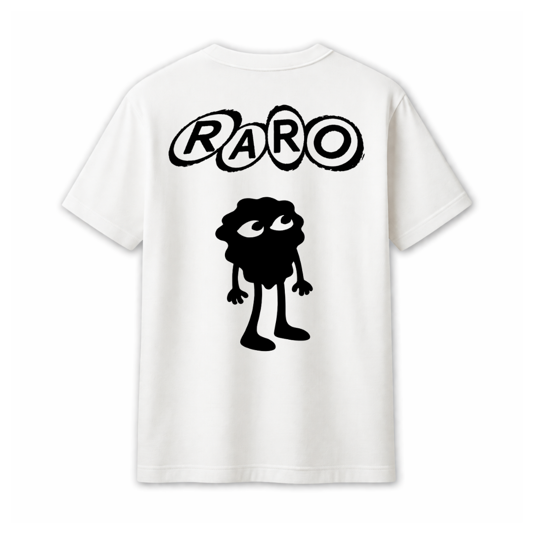 "BIG RARO" WHITE TEE