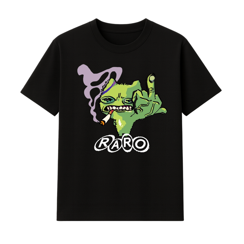 "STONED TROLL" BLACK TEE