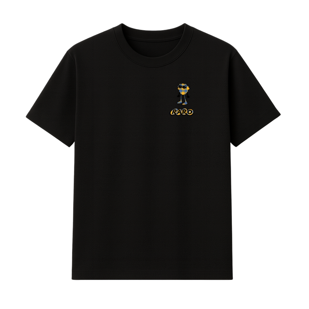"SAINT CLASSIC PATTERN" BLACK TEE