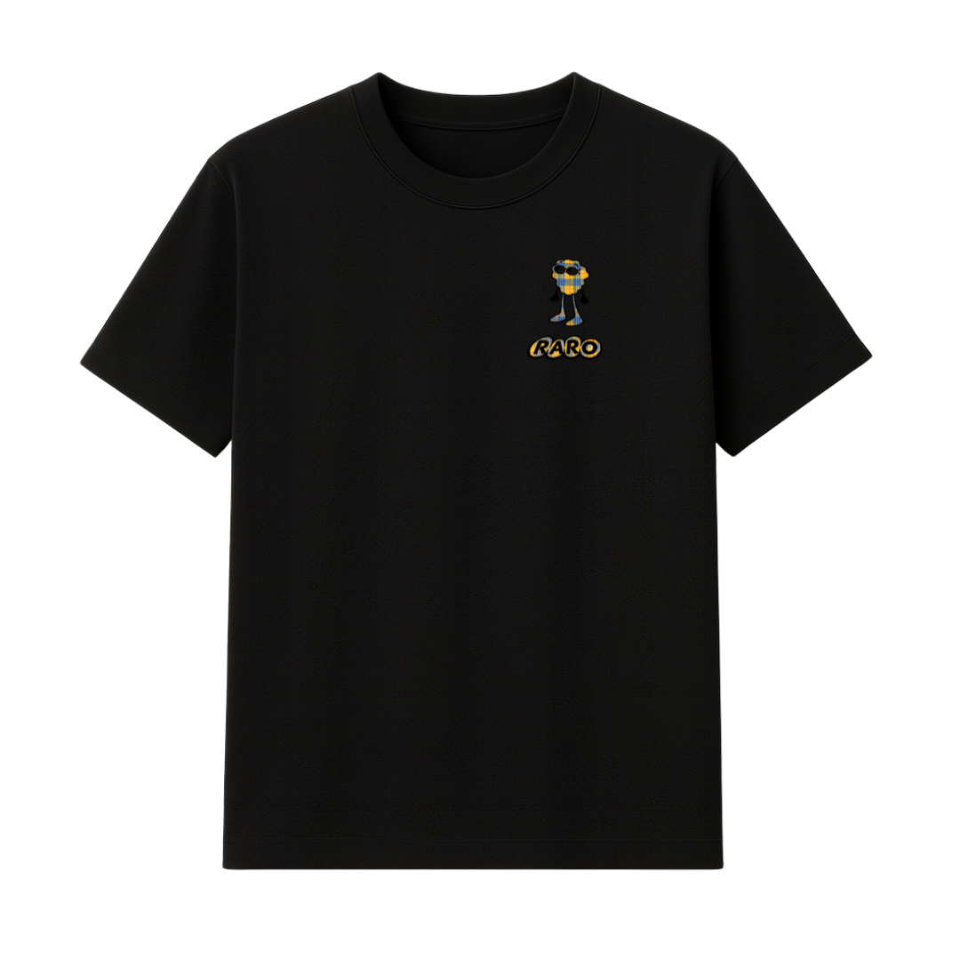 "SAINT CLASSIC PATTERN" BLACK TEE