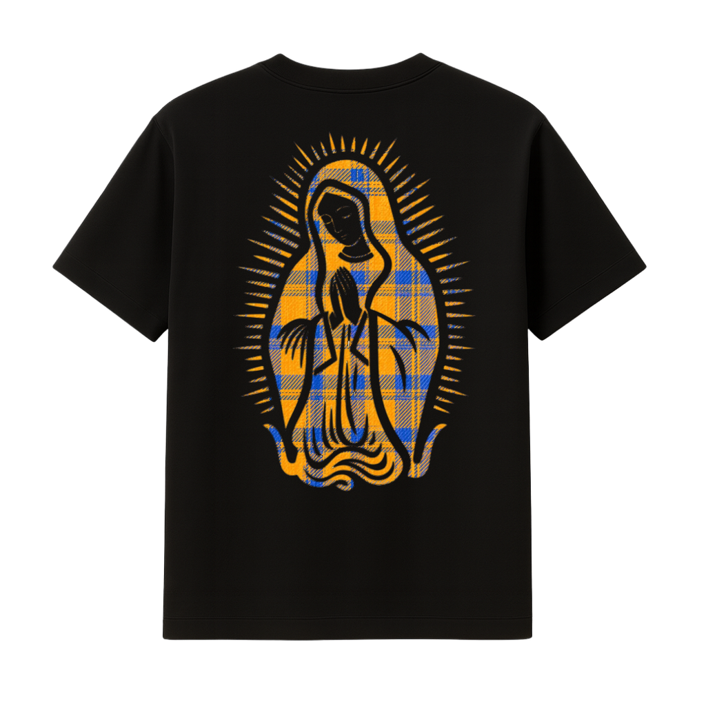 "SAINT CLASSIC PATTERN" BLACK TEE