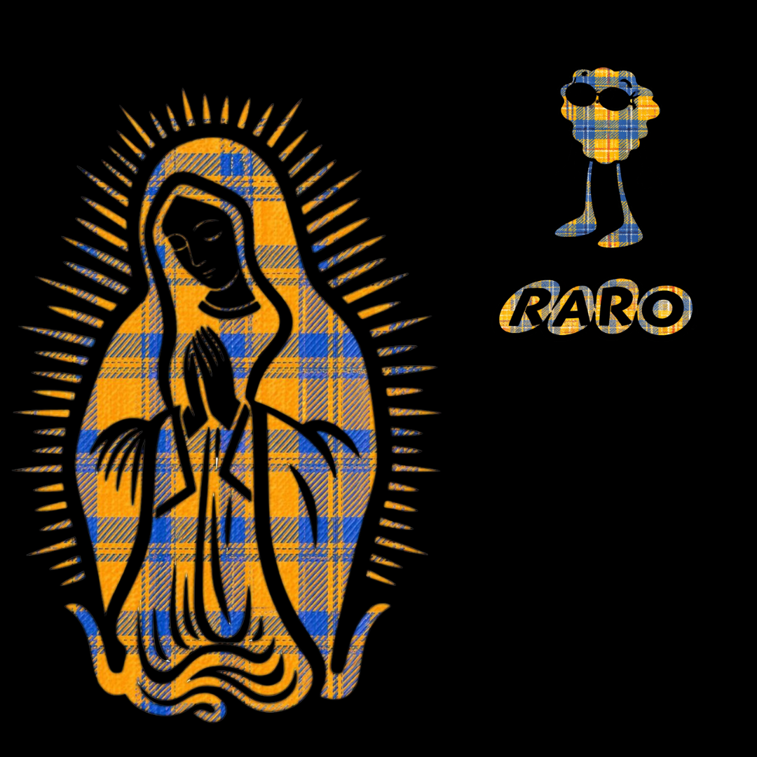 "SAINT CLASSIC PATTERN" BLACK TEE