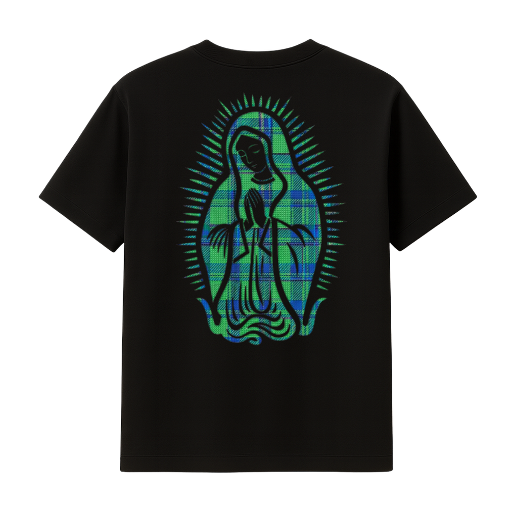 "SAINT CLASSIC PATTERN 2" BLACK TEE