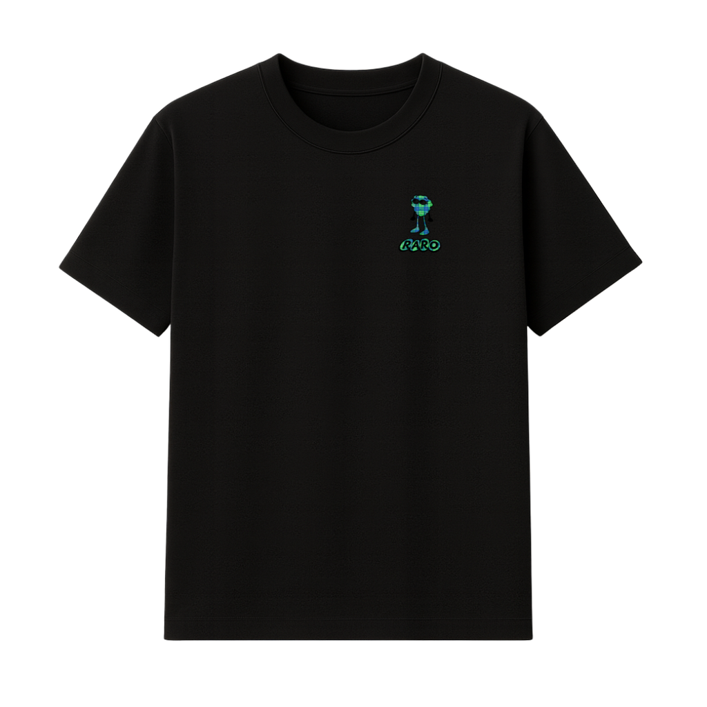 "SAINT CLASSIC PATTERN 2" BLACK TEE