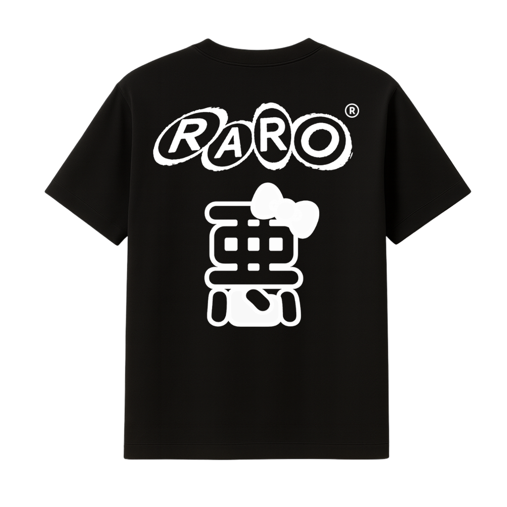 "RARO KITI" BLACK TEE