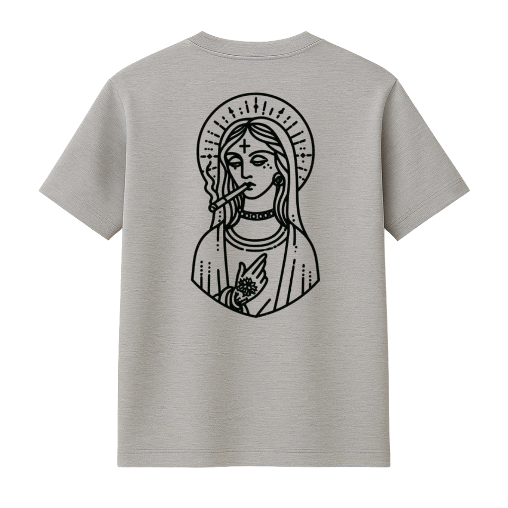 "420 SAINT" GREY TEE