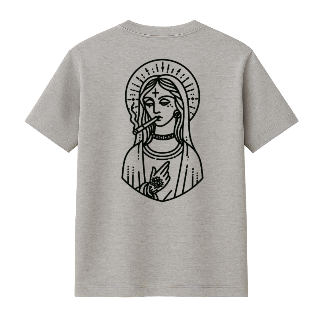 "420 SAINT" GREY TEE