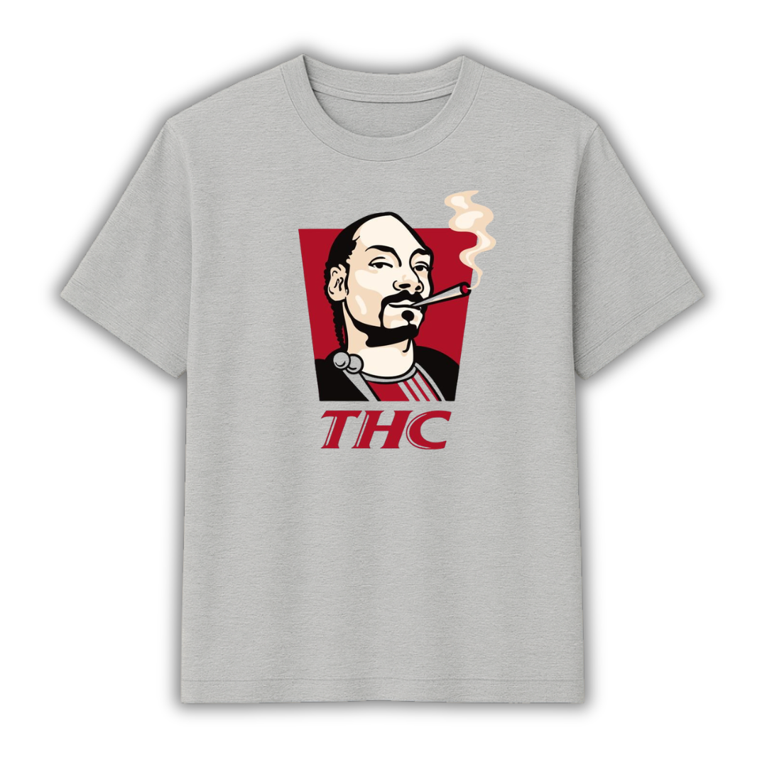 "THC" GREY TEE
