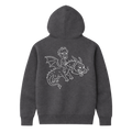 "ORC ON A DRAGON" GREY HOODIE