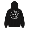 "SMOKING ALIEN" BLACK HOODIE