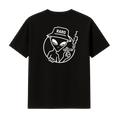 "SMOKING ALIEN" BLACK TEE