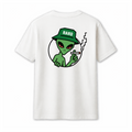 "GREEN SMOKING ALIEN " WHITE TEE