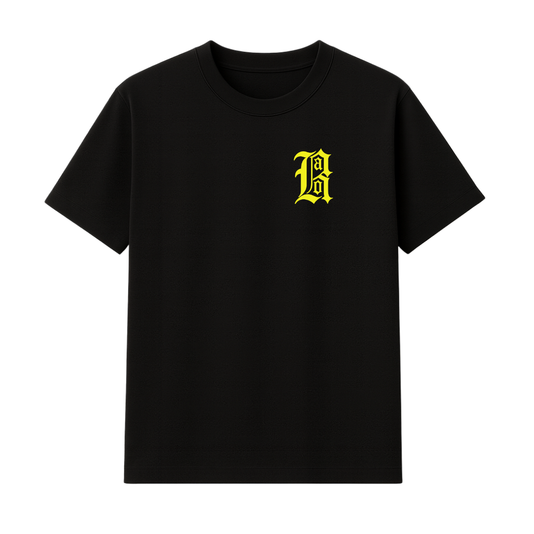 "RARO HOOD" BLACK TEE
