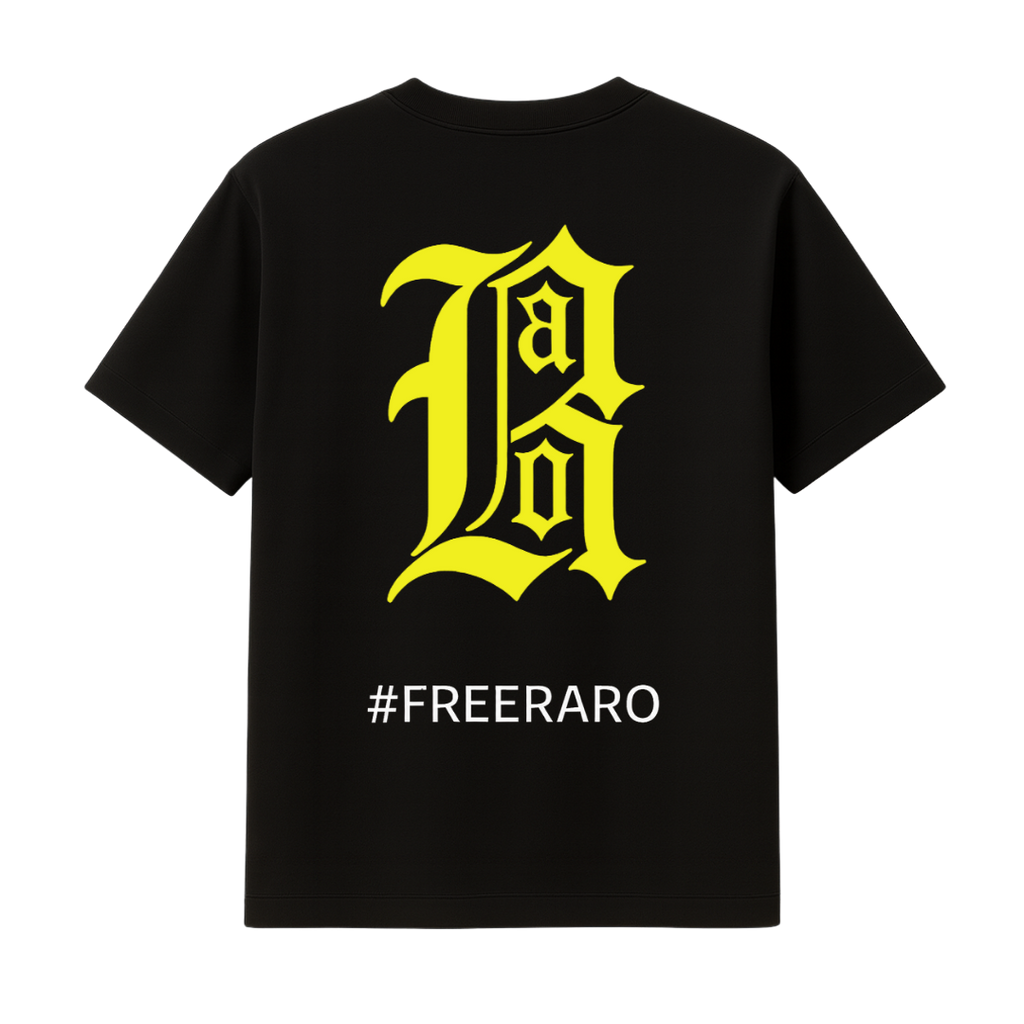 "RARO HOOD" BLACK TEE