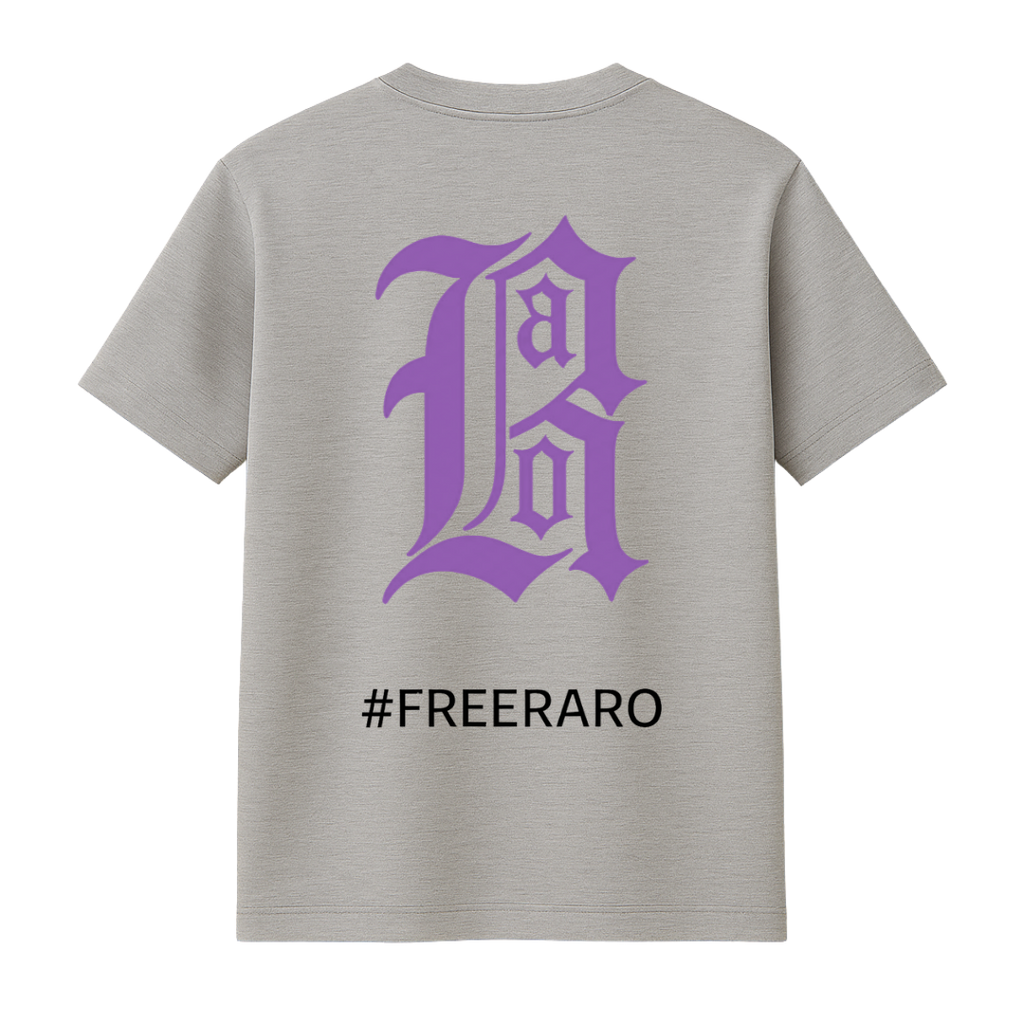 "RARO HOOD" GREY TEE