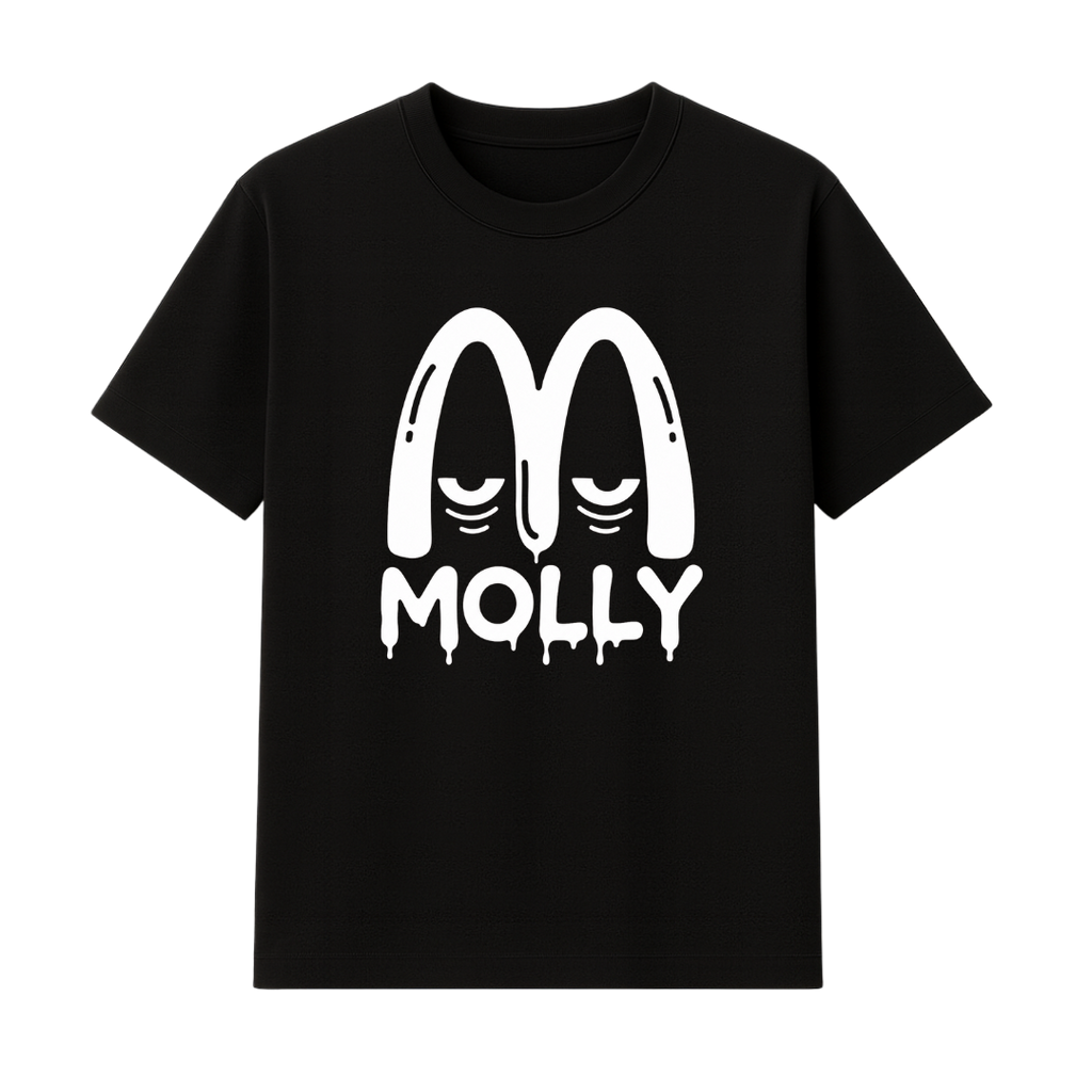 "MOLLY" BLACK TEE