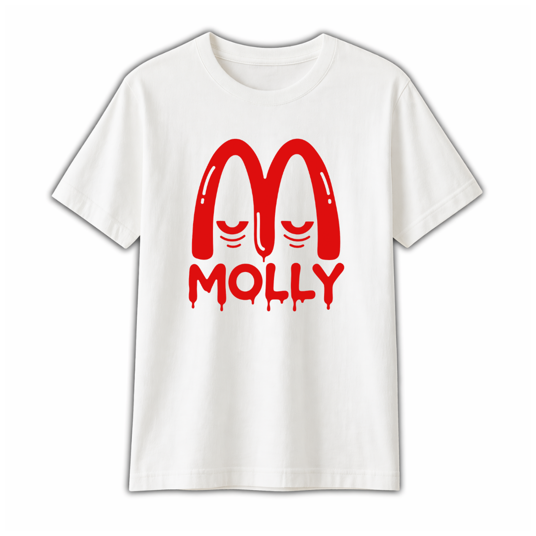 "MOLLY" WHITE TEE