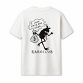 "CASH AND ZAZA" WHITE TEE