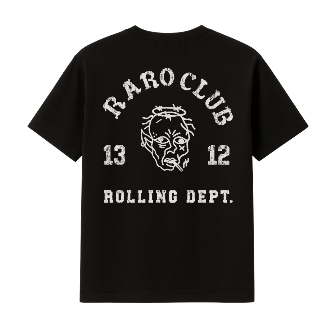 "ROLLING DEPT." BLACK TEE