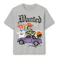 "WANTED" GREY TEE